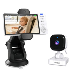 Cámara portátil con visión nocturna y soporte para monitor de bebés